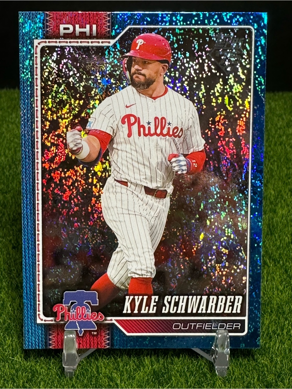 2026 Topps Series 2 Phillies Kyle Schwarber Blue Foil Parallel /150